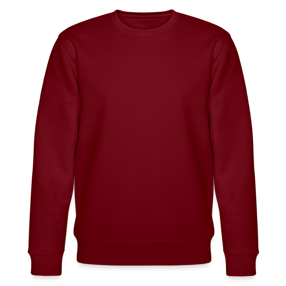 Coffee Break Unisex Bio-Sweatshirt - Burgunderrot