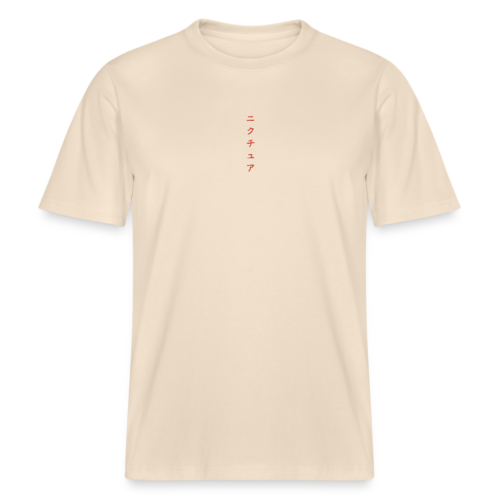 Koi Japanese Relaxed Fit Unisex Bio-T-Shirt Sparker - Weißgrau