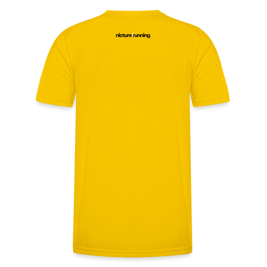 Nicture Running Functional T-Shirt - egg yellow