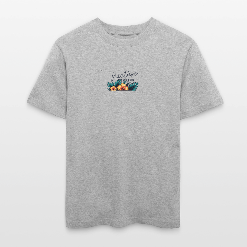 Surf Relaxed Fit Unisex Bio-T-Shirt - Grau meliert