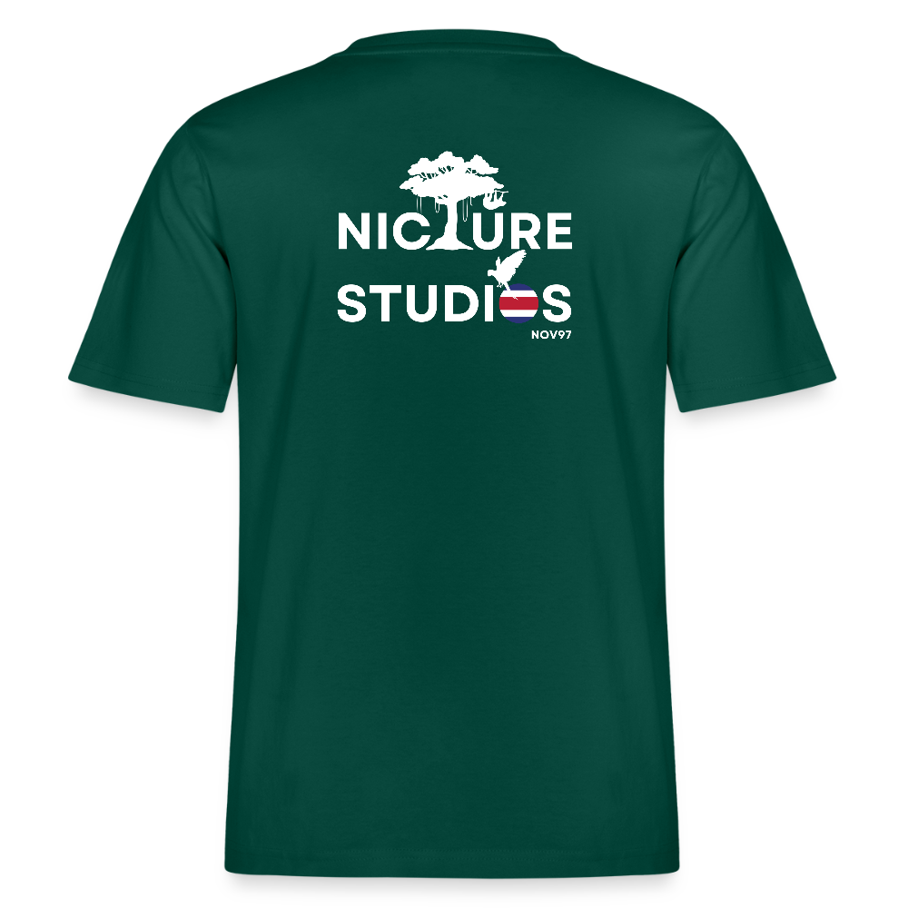 Costa Rica Pura Vida Relaxed Fit Unisex Organic T-Shirt - Forest