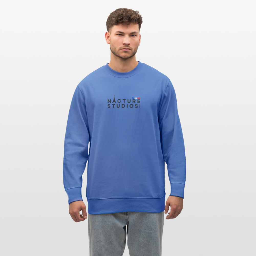 Paris Unisex Organic Sweatshirt - Blau