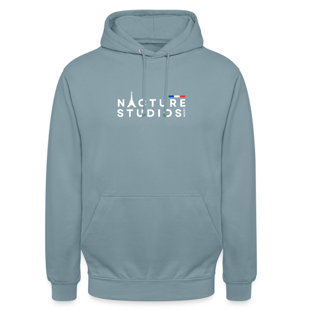 Paris Unisex Hoodie - Nebelblau