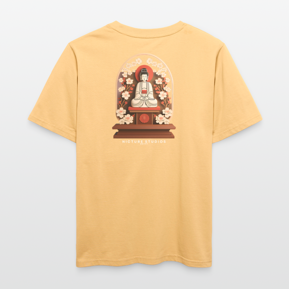 Buddhist Japanese Relaxed Fit Unisex Bio-T-Shirt - Hellgelb
