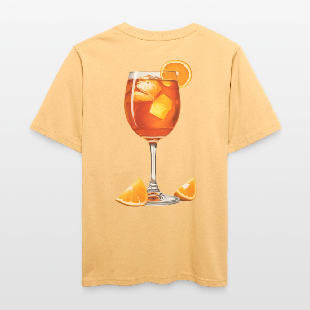 "Arancia due" Relaxed Fit Unisex Bio-T-Shirt - Hellgelb