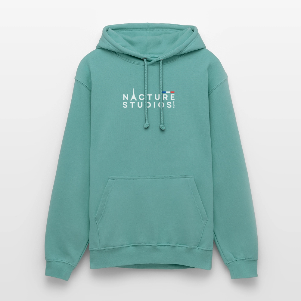 Paris Unisex Hoodie - Pastelltürkis