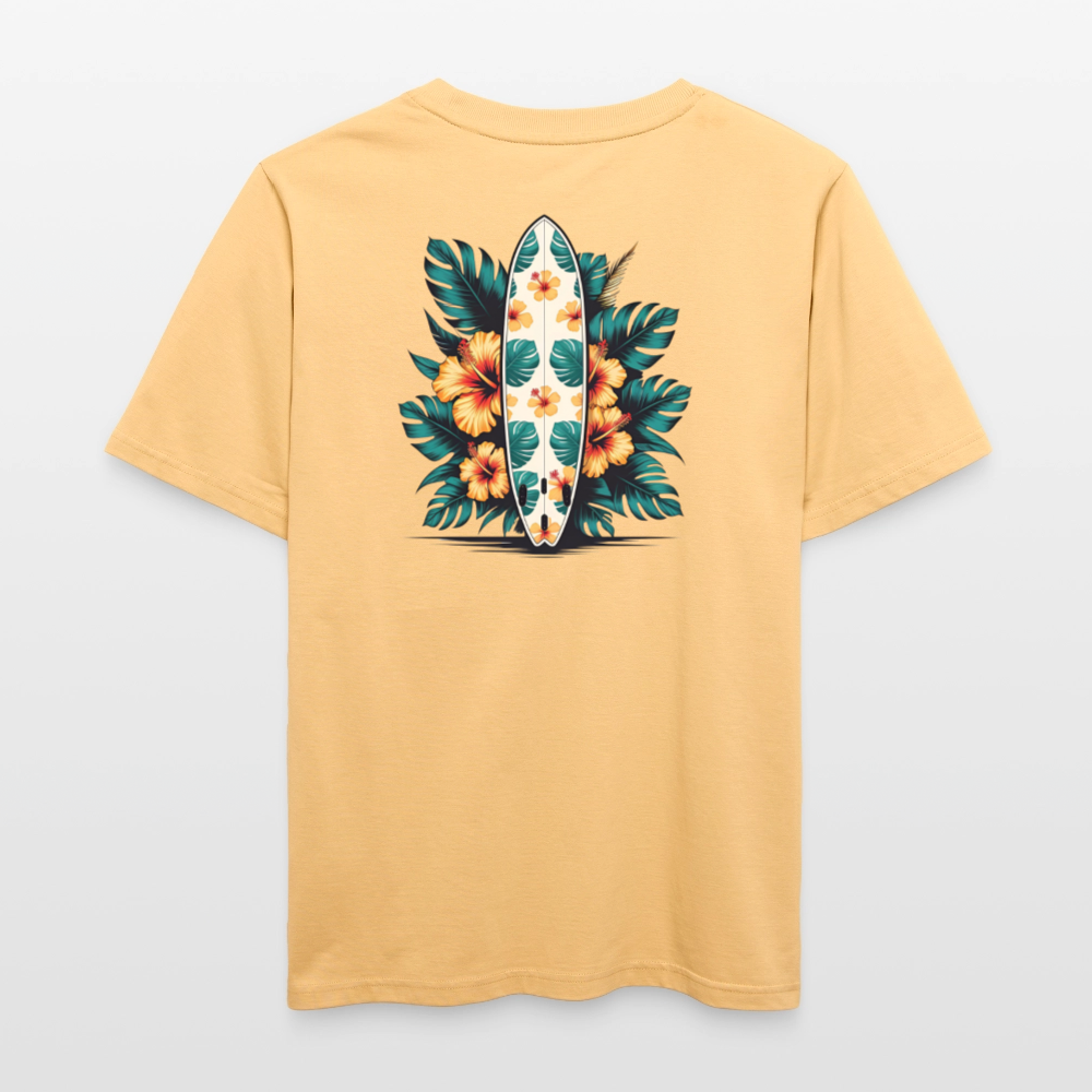 Surf Relaxed Fit Unisex Bio-T-Shirt - Hellgelb