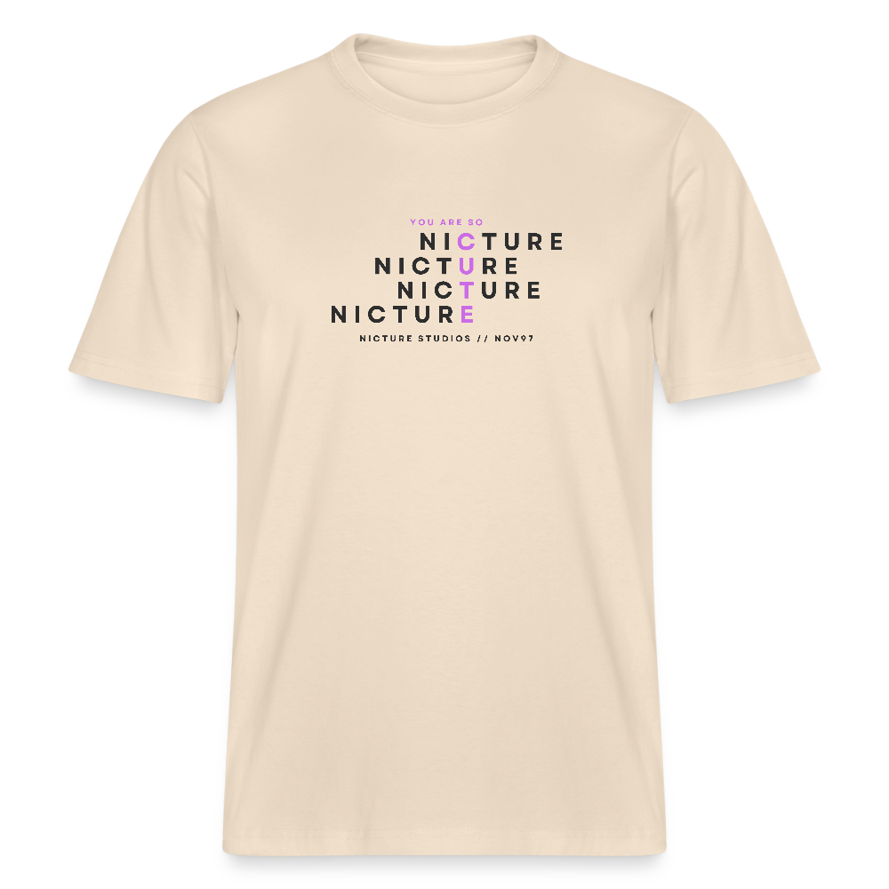 YOU ARE SO CUTE Relaxed Fit Unisex Organic T-Shirt - Weißgrau