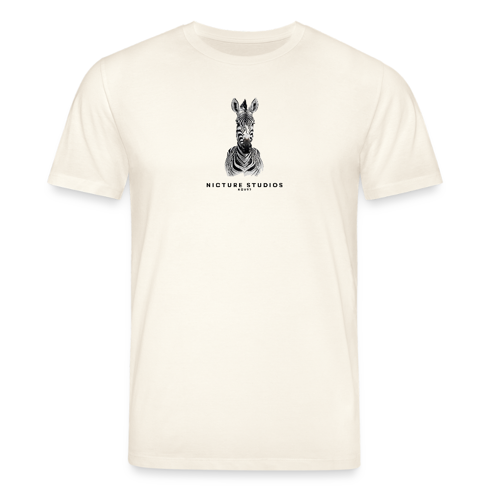 Zebra Unisex Bio-T-Shirt - Naturweiß