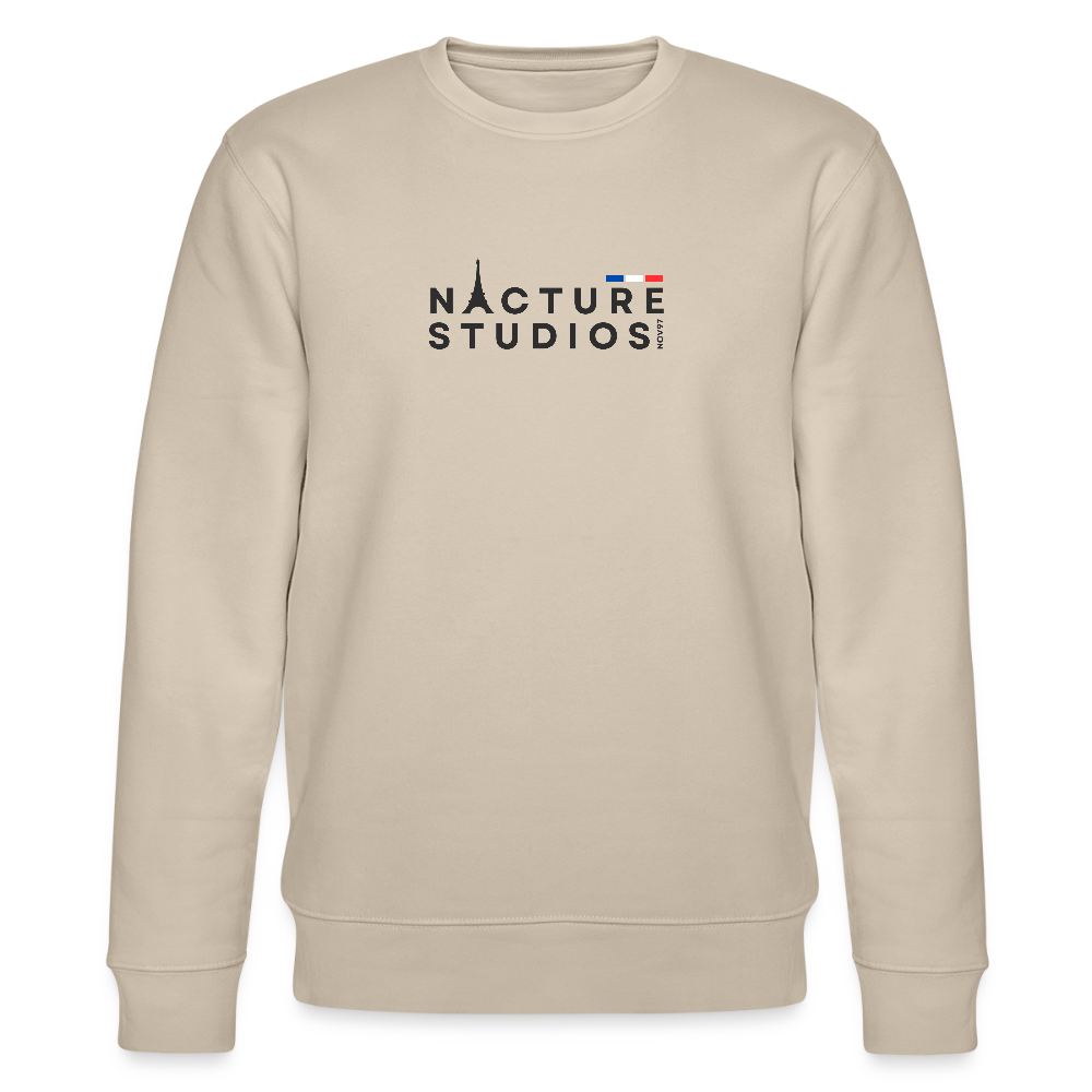 Paris Unisex Organic Sweatshirt - Beige
