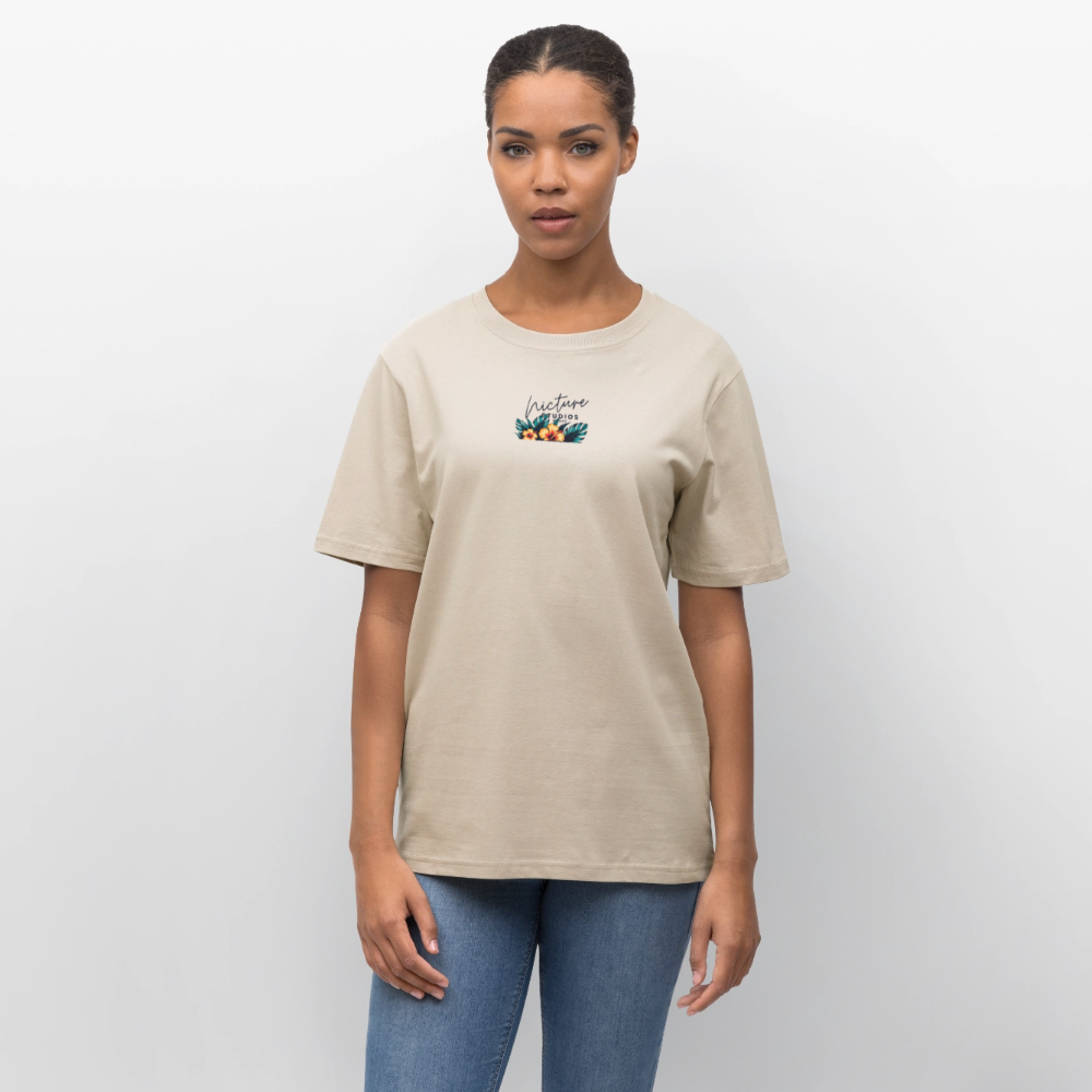 Surf Relaxed Fit Unisex Bio-T-Shirt - Weißgrau
