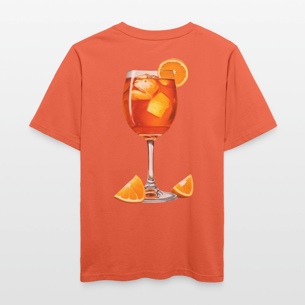 "Arancia due" Relaxed Fit Unisex Bio-T-Shirt - Hellrot