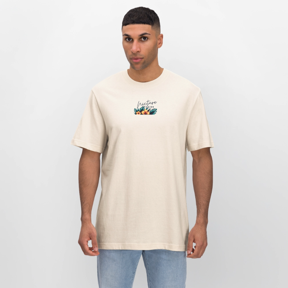Surf Relaxed Fit Unisex Bio-T-Shirt - Naturweiß