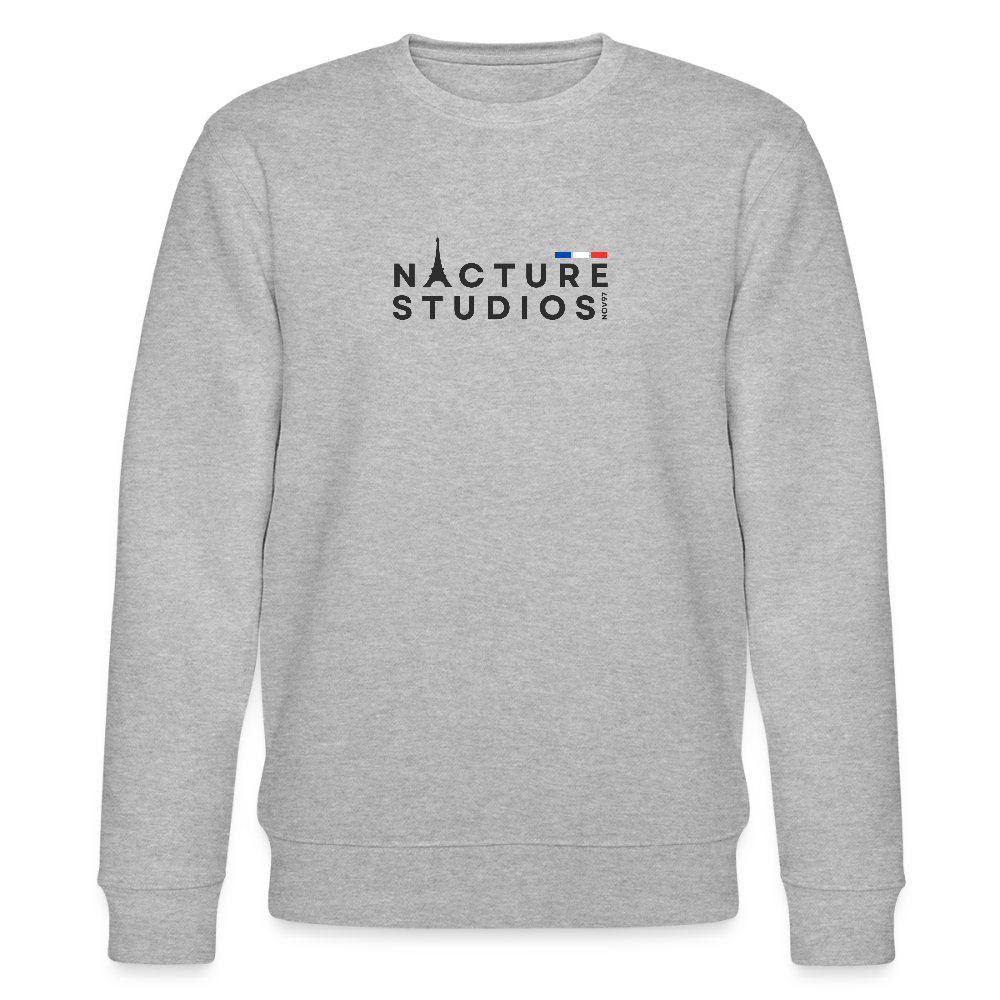 Paris Unisex Organic Sweatshirt - Grau meliert