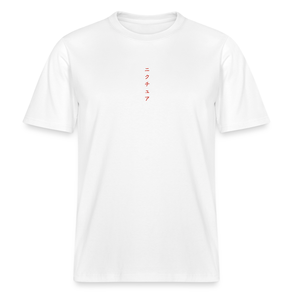 Koi Japanese Relaxed Fit Unisex Bio-T-Shirt Sparker - Weiß