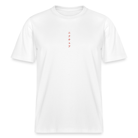 Koi Japanese Relaxed Fit Unisex Bio-T-Shirt Sparker - Weiß