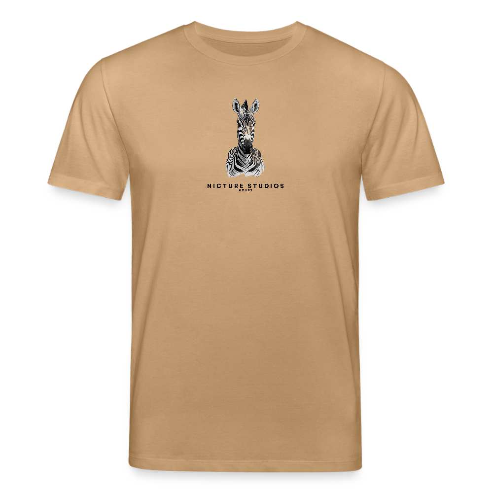 Zebra Unisex Bio-T-Shirt - Karamell