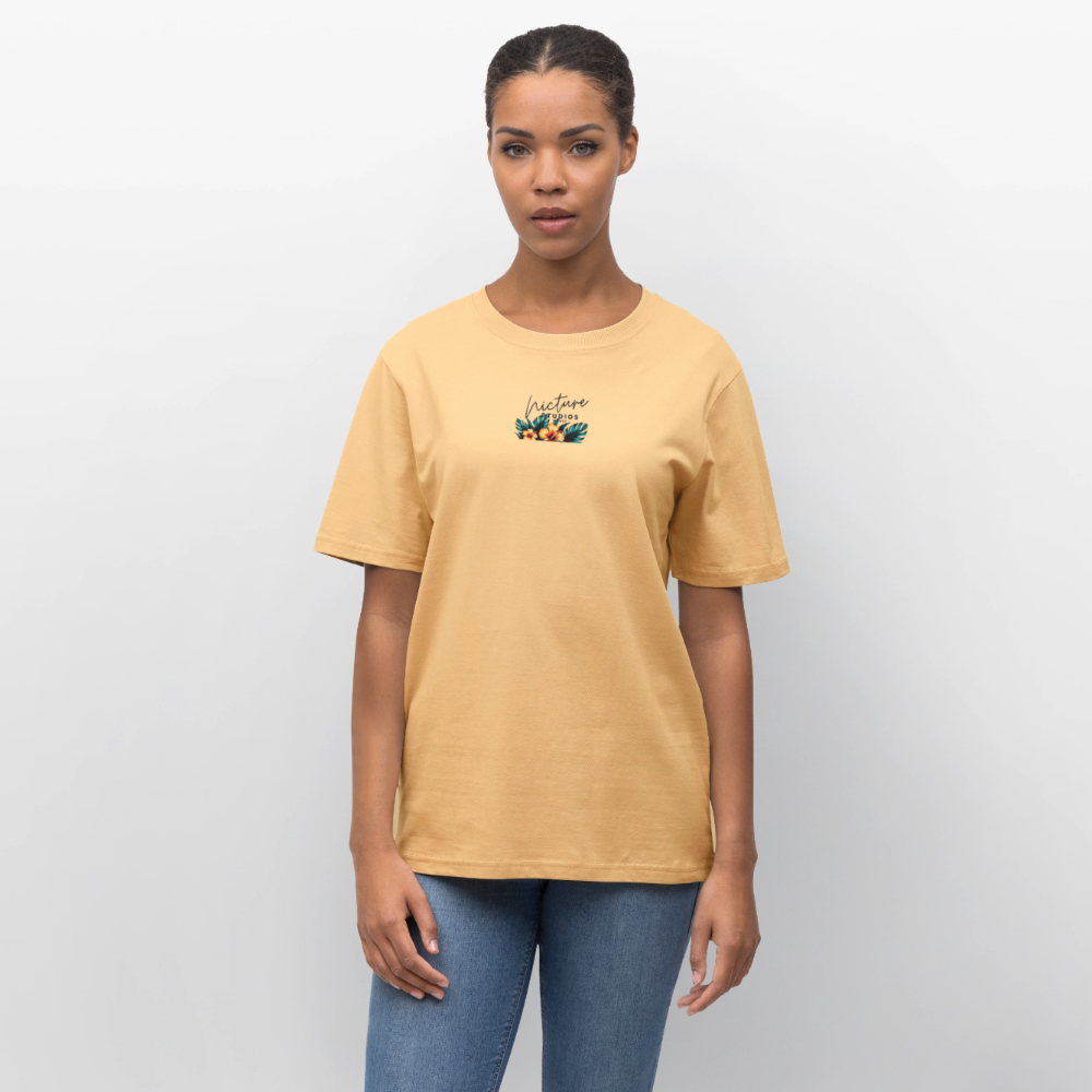 Surf Relaxed Fit Unisex Bio-T-Shirt - Hellgelb