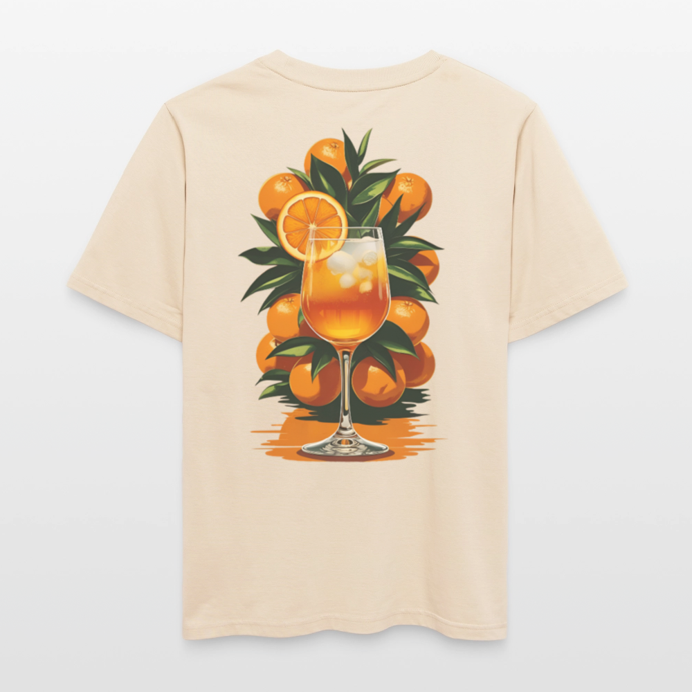 "Arancia" Relaxed Fit Unisex Bio-T-Shirt - Weißgrau