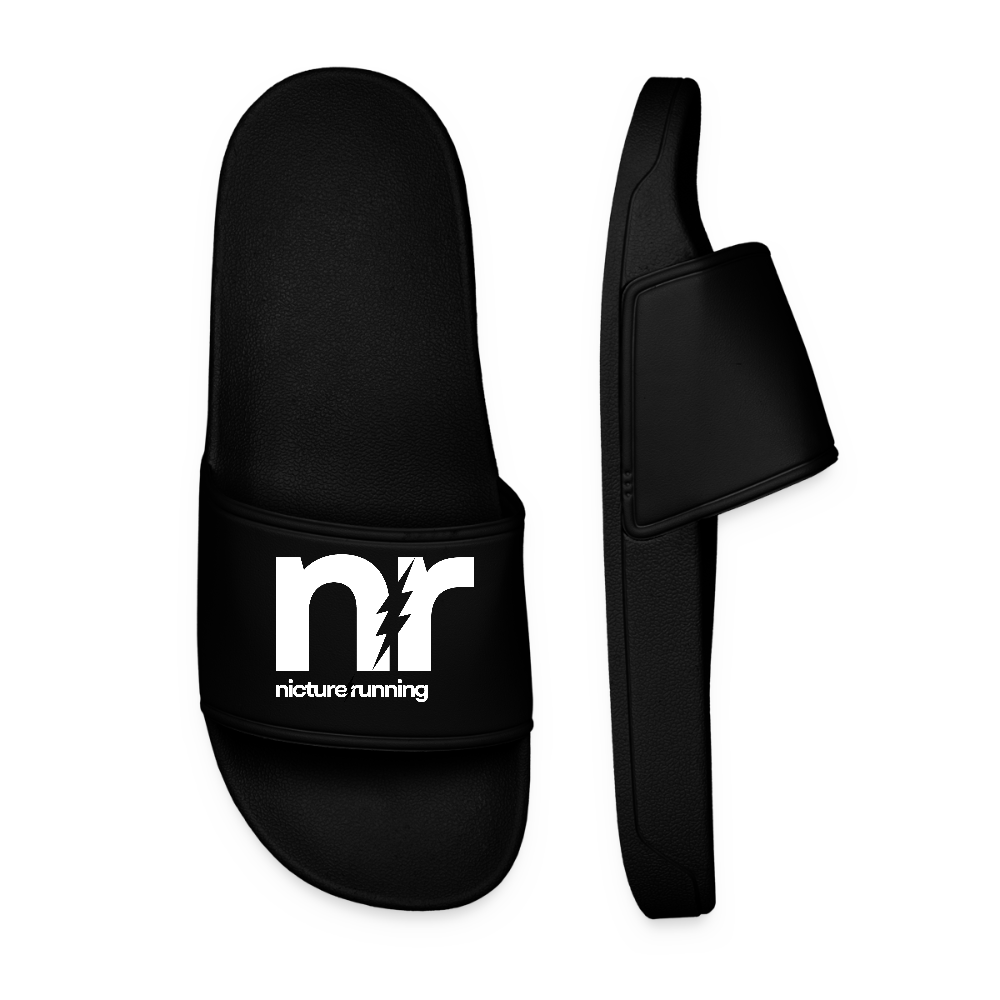 Nicture Running Pool Sliders - Schwarz