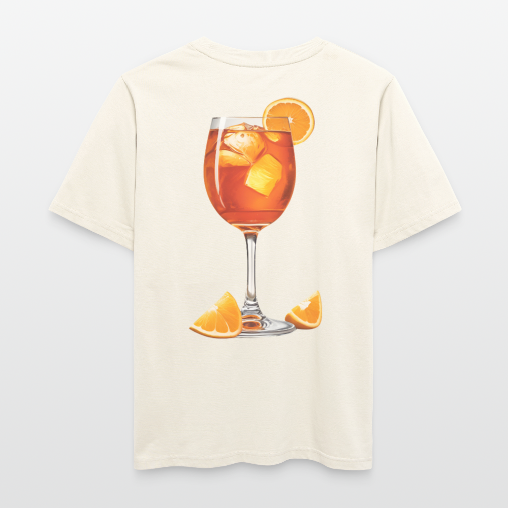 "Arancia due" Relaxed Fit Unisex Bio-T-Shirt - Naturweiß
