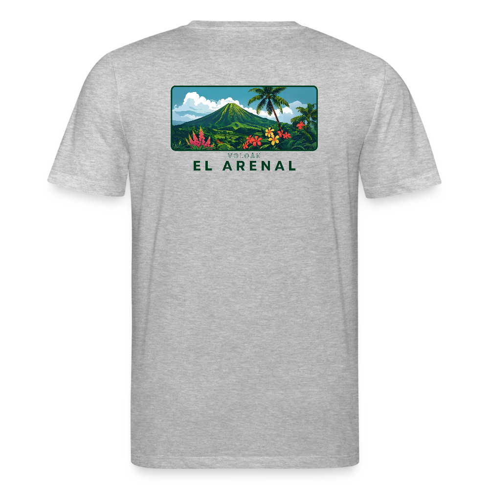 Volcán Unisex Bio-T-Shirt - Grau meliert
