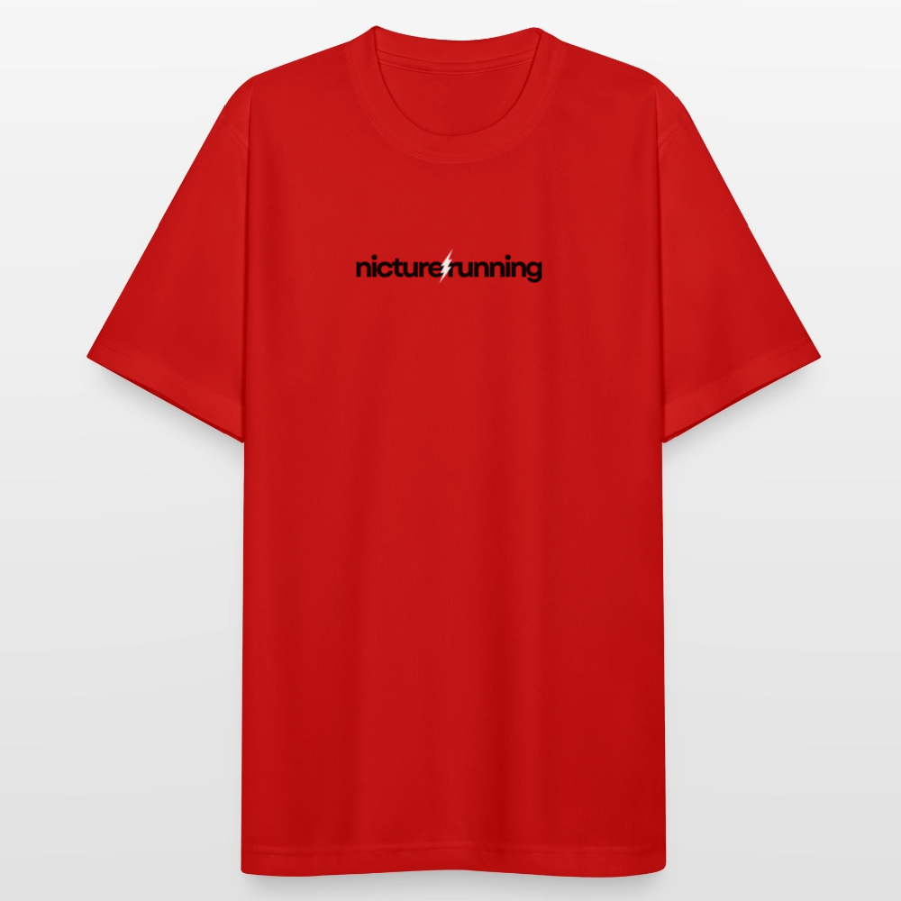 Nicture Running atmungsaktives Sportshirt - Rot