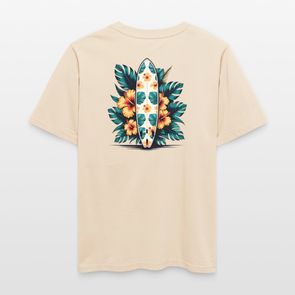 Surf Relaxed Fit Unisex Bio-T-Shirt - Weißgrau