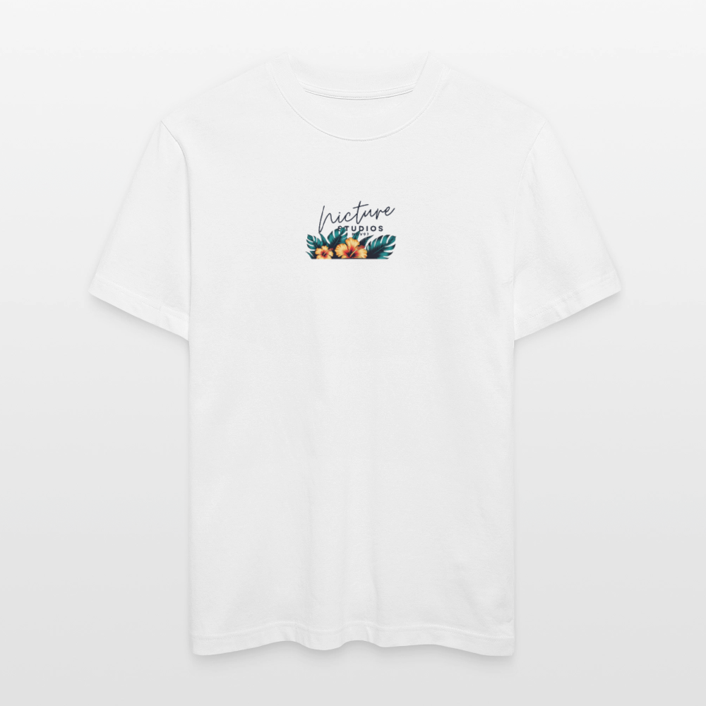 Surf Relaxed Fit Unisex Bio-T-Shirt - Weiß
