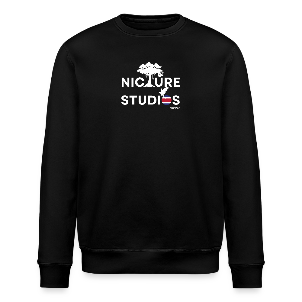 Costa Rica Unisex Bio-Sweatshirt - Schwarz