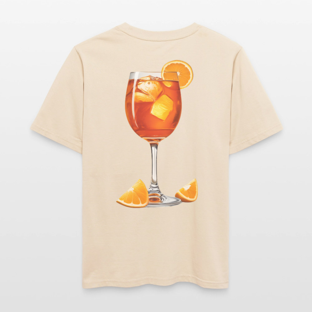 "Arancia due" Relaxed Fit Unisex Bio-T-Shirt - Weißgrau
