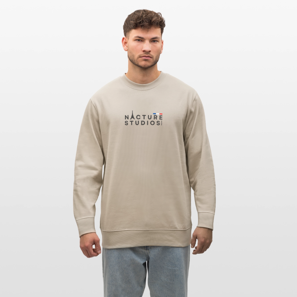 Paris Unisex Organic Sweatshirt - Beige