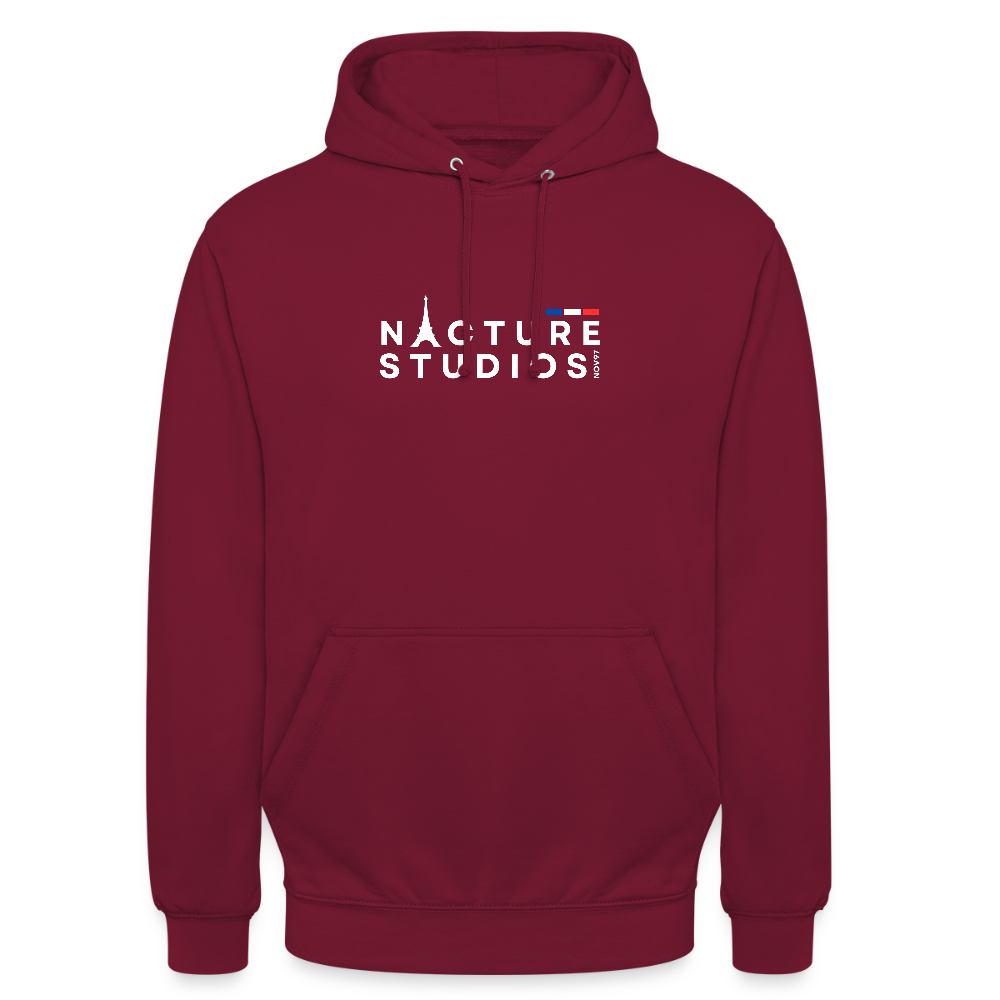 Paris Unisex Hoodie - Bordeaux