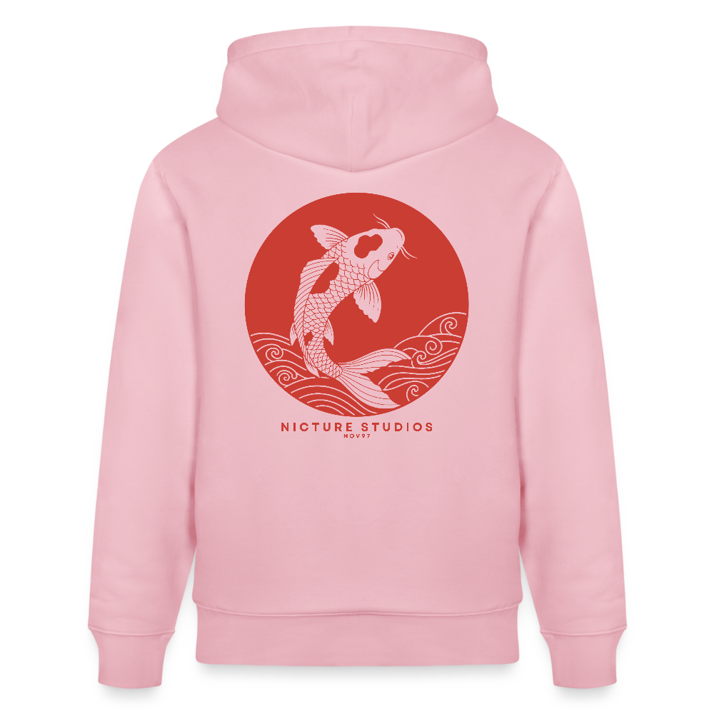 Koi Japanese Unisex Bio-Hoodie - Hellrosa