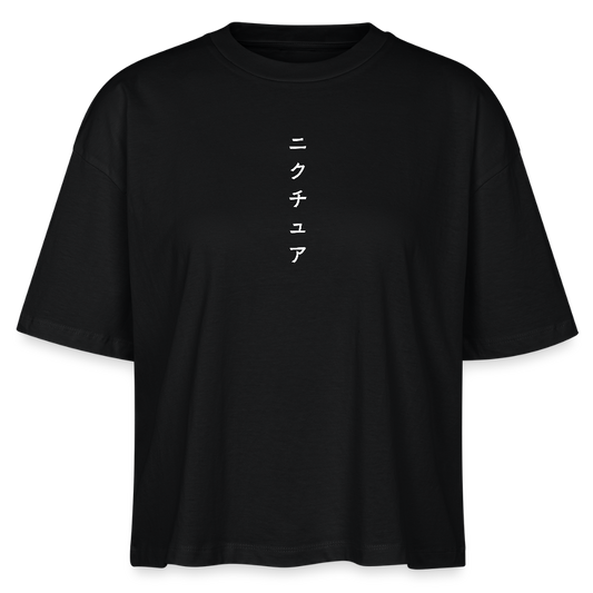 Japanese Geisha Womens Bio-T-Shirt - Schwarz