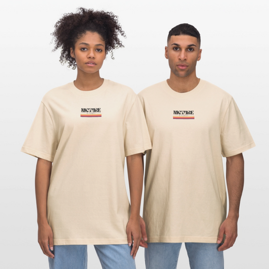 Lorem Ipsum Relaxed Fit Unisex Organic T-Shirt - Weißgrau