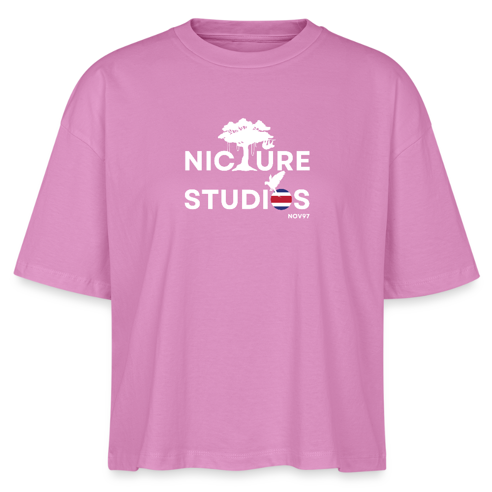 Costa Rica Women’s Boxy Organic T-Shirt - Pink