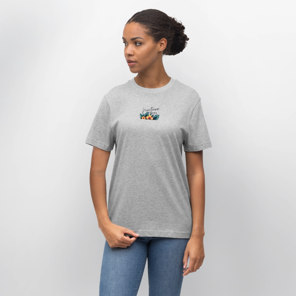 Surf Relaxed Fit Unisex Bio-T-Shirt - Grau meliert