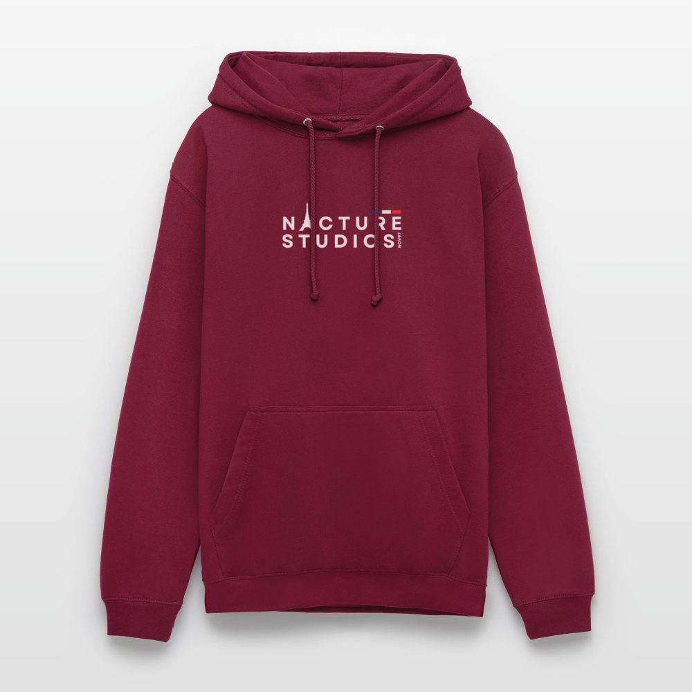Paris Unisex Hoodie - Bordeaux