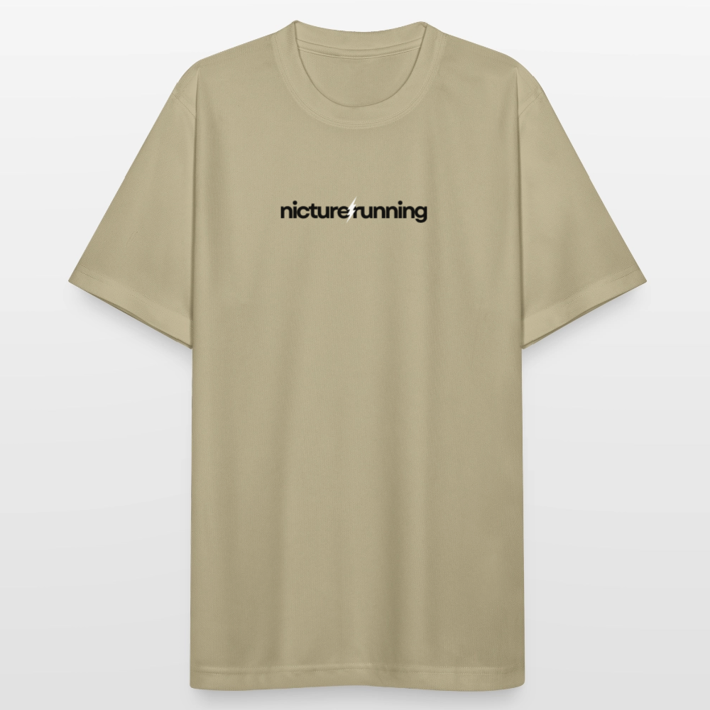 Nicture Running atmungsaktives Sportshirt - Sandbeige