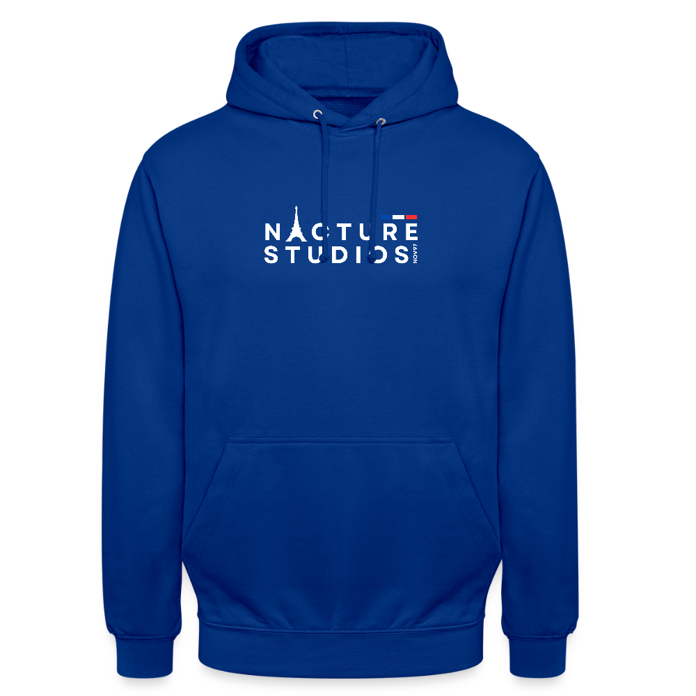Paris Unisex Hoodie - Royalblau