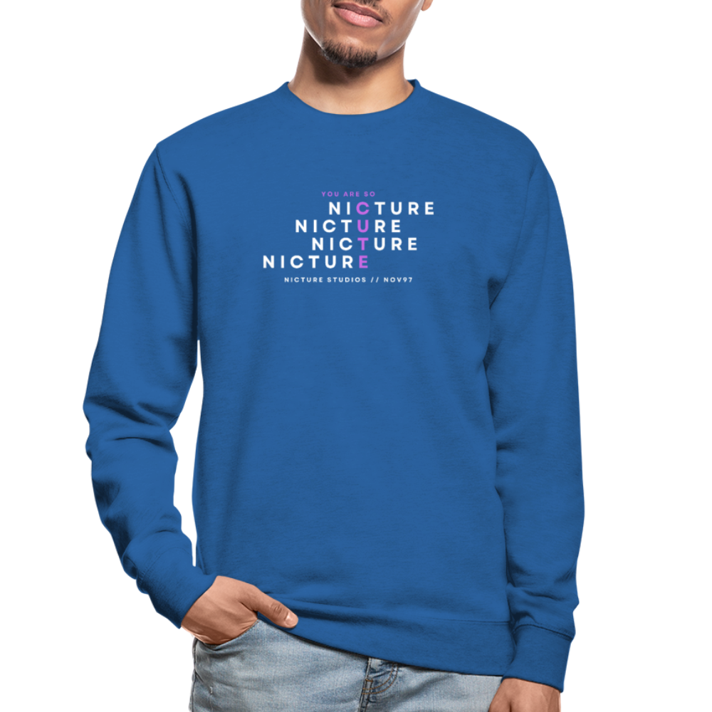 YOU ARE SO CUTE Unisex Pullover - royal blue
