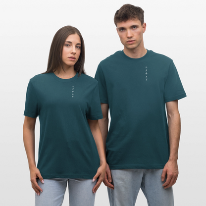 Buddhist Japanese Relaxed Fit Unisex Bio-T-Shirt - Dunkles Petrol