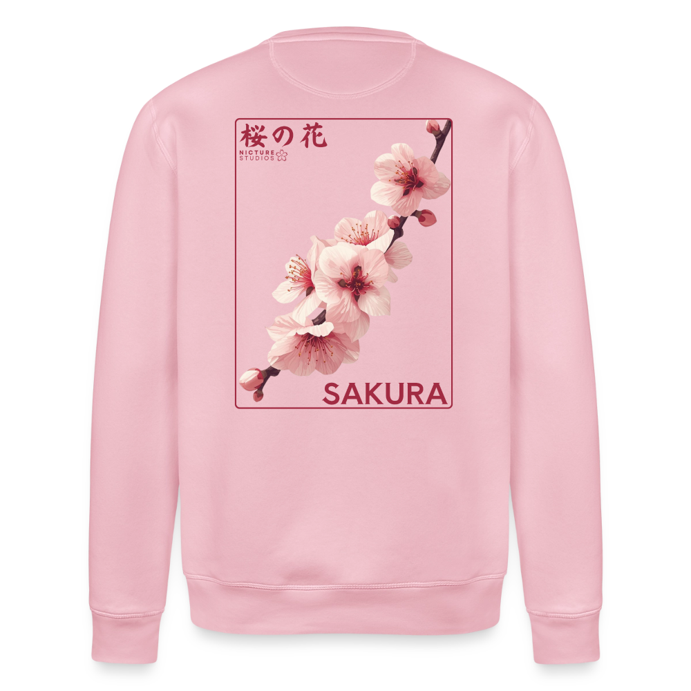 Sakura Line Unisex Bio-Sweatshirt - Hellrosa