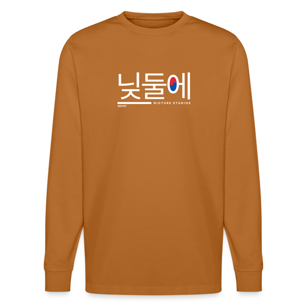 Korea Unisex Organic Longsleeve Shirt - day fall