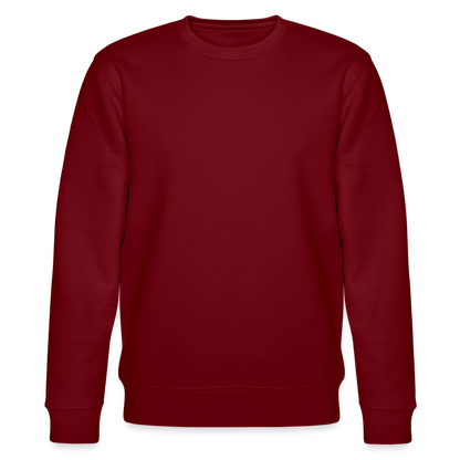 Coffee Break Unisex Bio-Sweatshirt - Burgunderrot