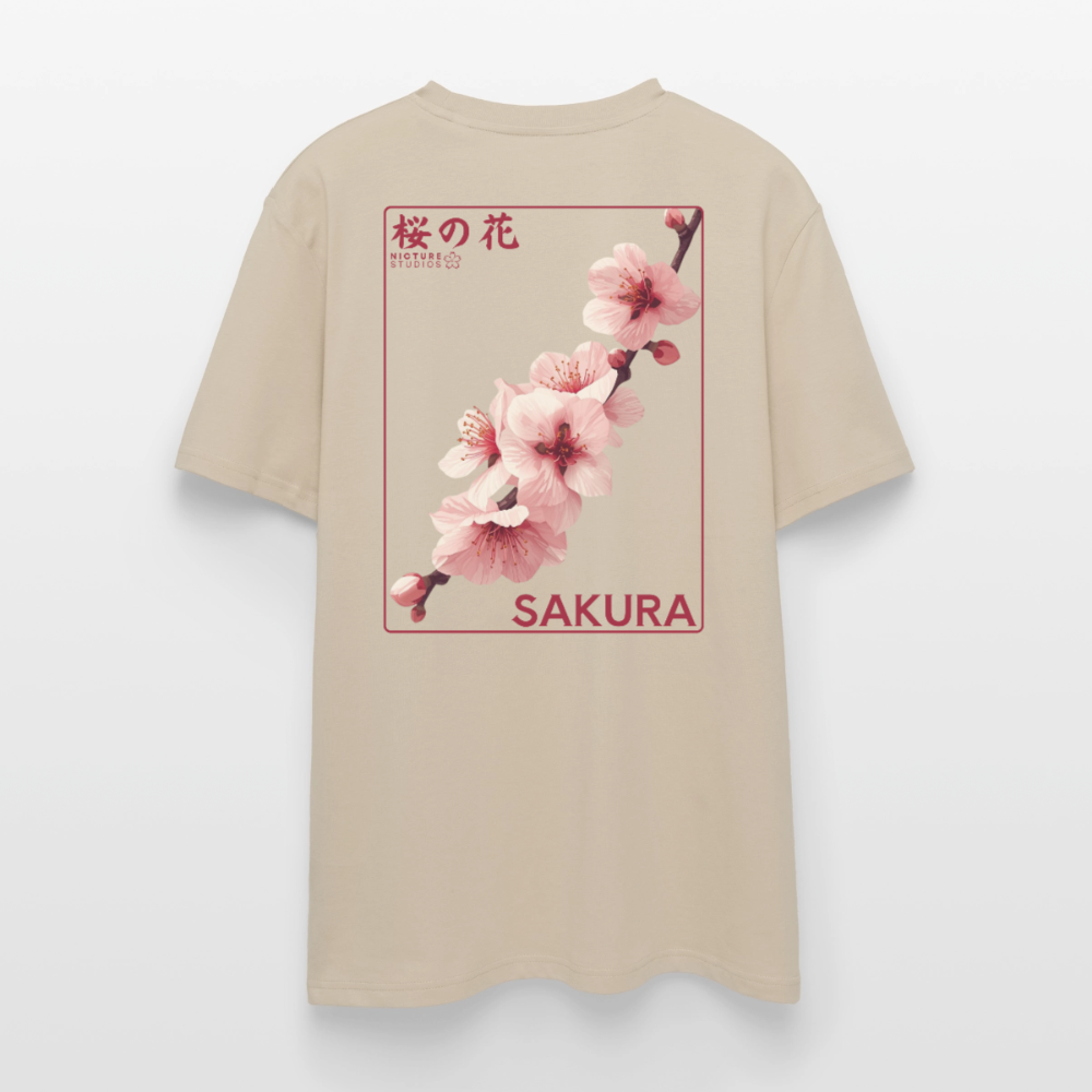 Sakura Line Unisex Bio-T-Shirt - Beige