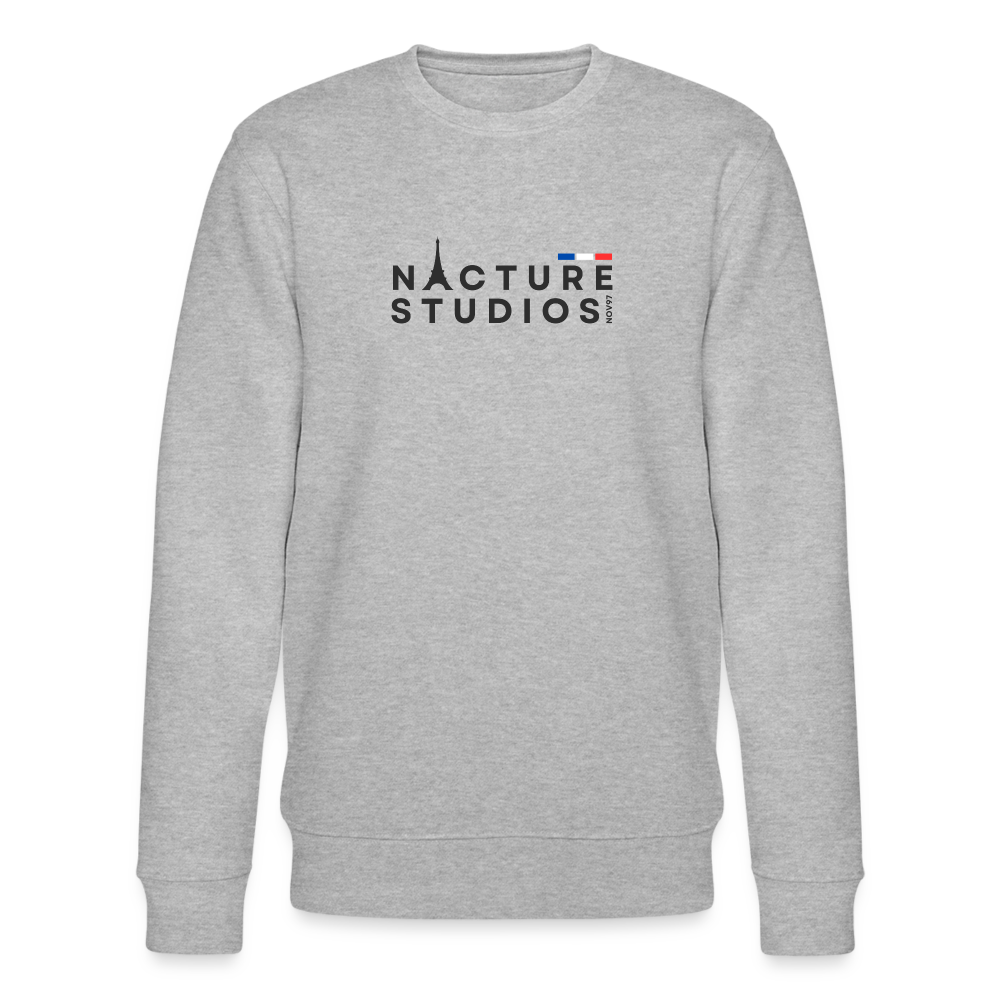 Paris Unisex Organic Sweatshirt - heather grey