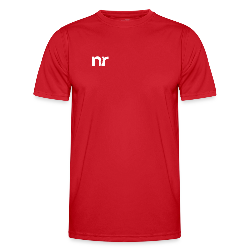 Nicture Running START RUN STOP Shirt - Rot