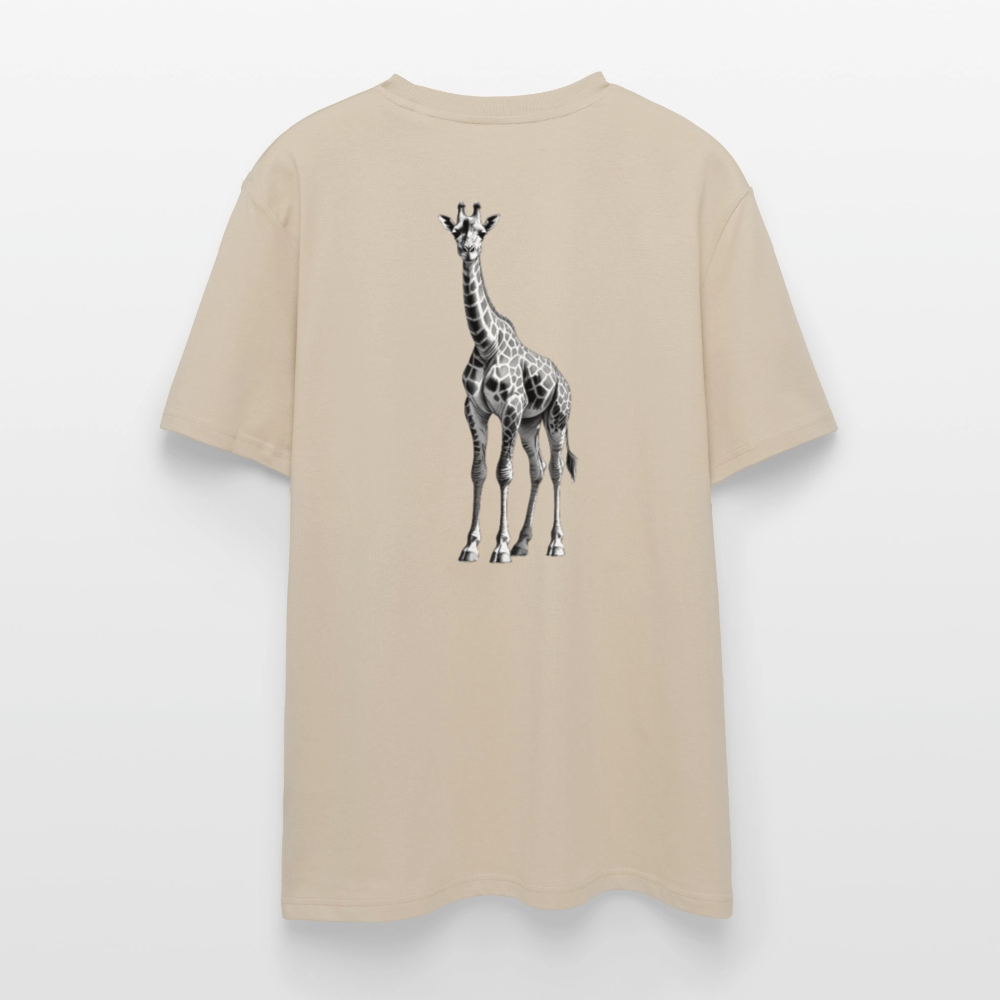 Giraffe Unisex Bio-T-Shirt - Beige